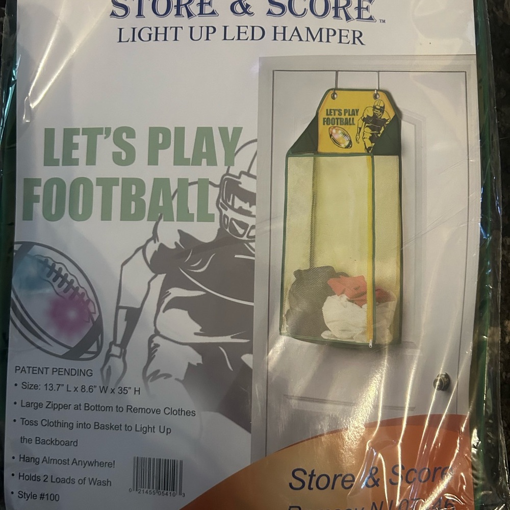 Store & Score Light Up LED Hamper